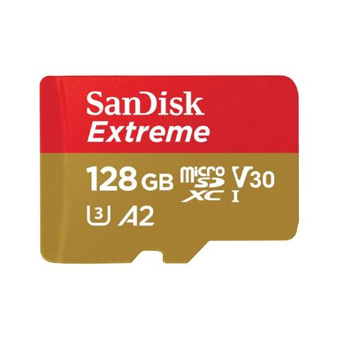 SANDISK EXTREME MICRO SDXC 128GB UP TO 160MB/S CLASS 10 A2 V30