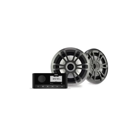 FUSION MARINE STEREO KIT MS-RA60 WITH EL SPORTS SPEAKERS