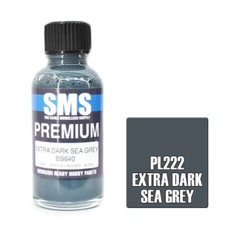 AIRBRUSH PAINT 30ML PREMIUM EXTRA DARK SEA GREY ACRYLIC LACQUER SCALE MODELLERS SUPPLY