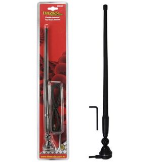 AERIAL UNIVERSAL 360MM AM/FM BLACK FLEXIABLE WHIP