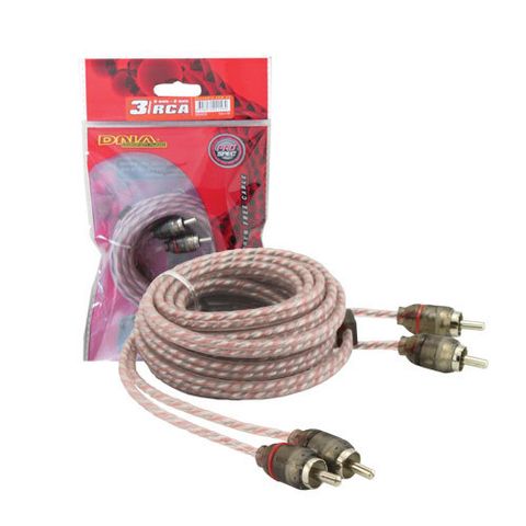 DNA PRO SPEC RCA CABLE 3.0MTR RED 2 RCA TO 2 RCA