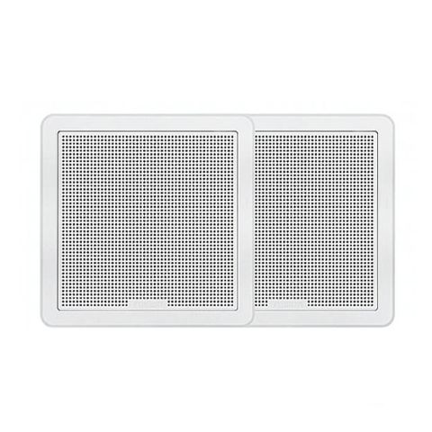 FUSION FM SERIES 7.7" 200W FLUSH MOUNT MARINE SQUARE WHITE SPEAKERS