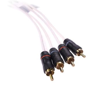 FUSION MS-FRCA12 2-ZONE 4-CHANNEL RCA AUDIO INTERCONNECT CABLE - 12FT/3.6M