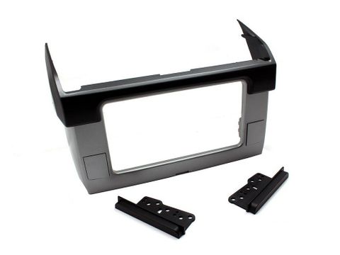 FITTING KIT TOYOTA PRADO 2013 - 2017 (150) TOP DASH DOUBLE DIN (SILVER / BLACK)