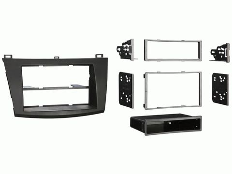 FITTING KIT MAZDA 3 , AXELA 2010 - 2014 DIN & DOUBLE DIN (BLACK)