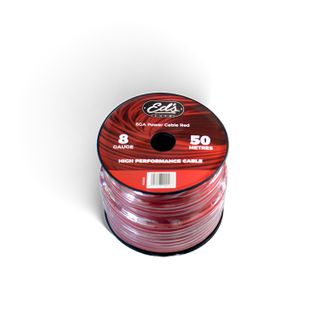 EDS 8 GAUGE 8.35MM2 CCA POWER CABLE MATT FLEXIBLE FROSTED 50 METRES