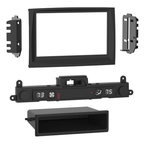 FITTING KIT KIA SPORTAGE 2017 - 2019 DIN & DOUBLE DIN (BLACK) (NON NAV DISPLAY RADIO)