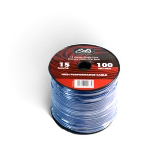 EDS 15 GAUGE SINGLE CORE PRIMARY CABLE CCA 100M BLUE