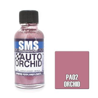 AIRBRUSH PAINT 30ML AUTO COLOUR ORCHID SCALE MODELLERS SUPPLY