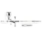 IWATA GRAVITY AIRBRUSH CUSTOM MICRON TAKUMI SIDE FEED DUAL ACTION 0.18MM