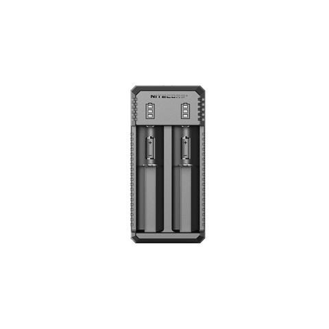 Nitecore UI2 Dual-Slot USB Charger, for 18650, 21700, 18350, 20700 Batteries