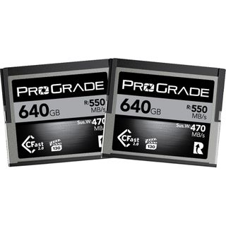 PROGRADE DIGITAL CFAST COBALT 640GB R550MB/S W470MB/S 2PK