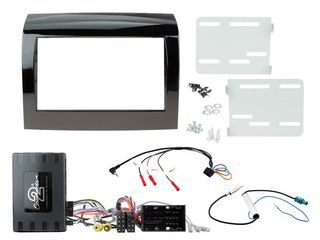 FITTING KIT FIAT DUCATO X290 MODEL FACELIFT 2014 - 2021 DOULBE DIN (BLACK) COMPLETE KIT