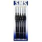SCALE MODELLERS SUPPLY SYNTHETIC BRUSH SET 5PC