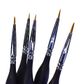 SCALE MODELLERS SUPPLY SYNTHETIC BRUSH SET 5PC