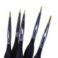 SCALE MODELLERS SUPPLY SYNTHETIC BRUSH SET 5PC