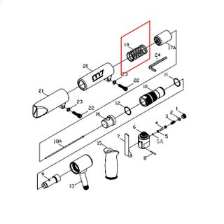 M7 AIR NEEDLE SCALER SPRING FOR SN-2110