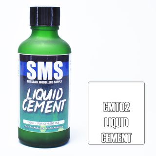 AIRBRUSH PAINT 50ML LIQUID CEMENT FOR STYRENE USE SCALE MODELLERS SUPPLY