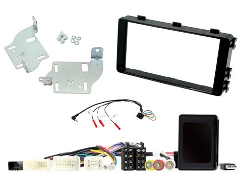 FITTING KIT MITSUBISHI OUTLANDER 2019 ON DOUBLE DIN (360 CAMERA RETENTION) COMPLETE KIT