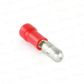 RED MALE BULLET TERMINALS 4MM - PACK OF 100