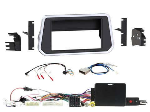 FITTING KIT NISSAN ALTIMA 2019 ON DOUBLE DIN (40 PIN PLUG)(360 CAMERA RETENTION) COMPLETE KIT