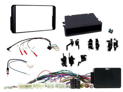 FITTING KIT TOYOTA HIGHLANDER 2018 - 2019 DOUBLE DIN (360 CAMERA RETENTION) COMPLETE KIT