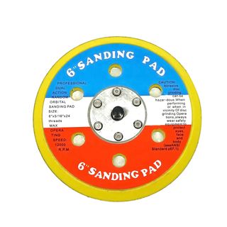 FORMULA AIR SANDER 6 HOLE BACKING PAD 150MM / 6"