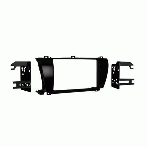 FITTING KIT TOYOTA COROLLA (SEDAN) 2013 - 2016 DOUBLE DIN (BLACK)