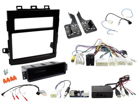 FITTING KIT SUBARU IMPREZA & XV CROSSTREK 2017 – 2021 DOUBLE DIN (BLACK) (AMPED SYSTEM)