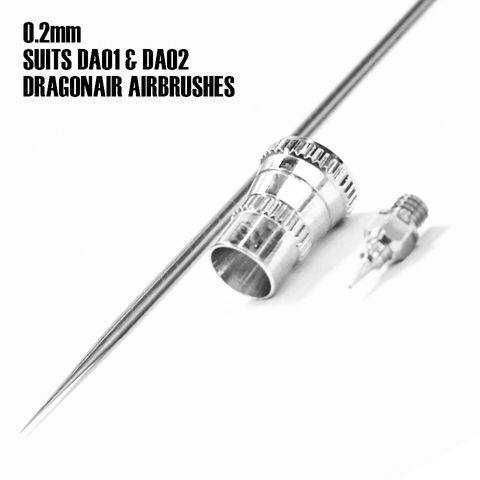 SCALE MODELLERS SUPPLY DRAGONAIR AIRBRUSH 0.2MM NOZZLE KIT