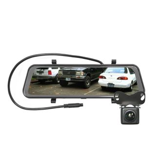 AVS 8.8" AHD 720P CLIP ON REAR VIEW FULL SCREEN MIRROR KIT WITH AHD CAMERA