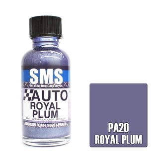 AIRBRUSH PAINT 30ML AUTO COLOUR ROYAL PLUM SCALE MODELLERS SUPPLY