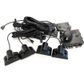 MONGOOSE UTE REVERSE SENSOR KIT - MOULDED HEAD'S - BLACK