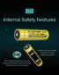 NITECORE LI-ION RECHARGEABLE 18650 BATTERY 3600MAH 3.6V