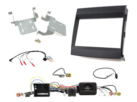 FITTING KIT PORSCHE CAYENNE 2011 - 2016 DOUBLE DIN NON AMPLIFIED(BLACK) COMPLETE KIT