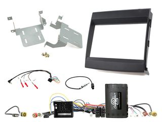 FITTING KIT PORSCHE CAYENNE 2011 - 2016 DOUBLE DIN NON AMPLIFIED WITH PARK AST (BLACK) COMPLETE KIT