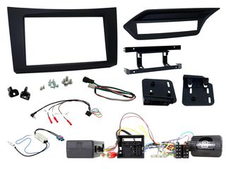FITTING KIT MERCEDES E CLASS W212 2009 - 2012 DOUBLE DIN (BLACK) COMPLETE KITAMPLIFIED