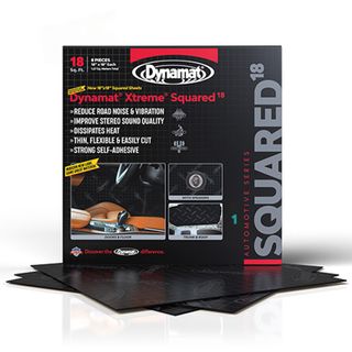 DYNAMAT XTREME SQUARED SOUND DEADENING (457MM x 457MM 1.72MM 1 INCH CUTTING GRID) 8 SHEET PACK