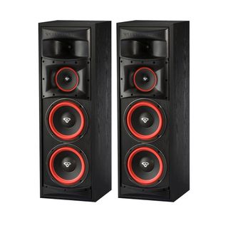 CERWIN VEGA XLS SERIES HOME AUDIO DUAL 8" 3-WAY FULL RANGE FLOOR SPEAKERS 200W MAX PAIR