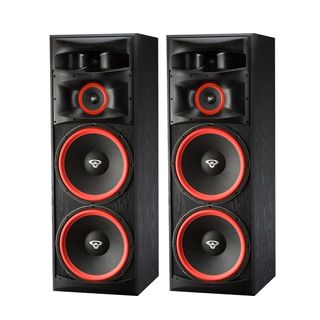 CERWIN VEGA XLS SERIES HOME AUDIO DUAL 15" 3-WAY FULL RANGE FLOOR SPEAKERS 600W MAX PAIR