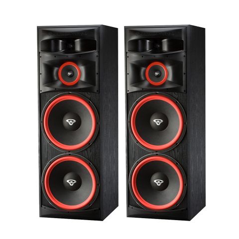 CERWIN VEGA XLS SERIES HOME AUDIO DUAL 15" 3-WAY FULL RANGE FLOOR SPEAKERS 600W MAX PAIR