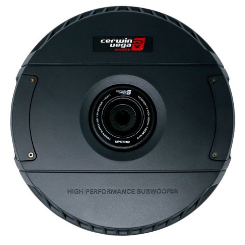 CERWIN VEGA 12" ACTIVE SPARE TYRE WHEEL SUBWOOFER 600 WATT MAX