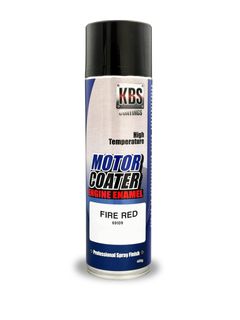 KBS ENGINE ENAMEL MOTORCOATER FIRE RED 400G AEROSOL