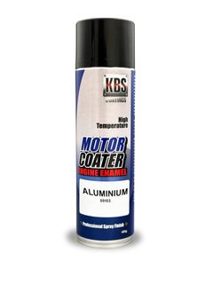 KBS ENGINE ENAMEL MOTORCOATER ALUMINIUM 400G AEROSOL