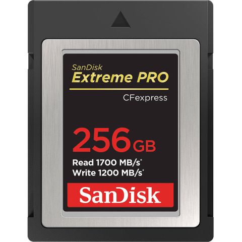 SANDISK EXTREME PRO CFEXPRESS 256GB UP TO R1700MB/S W1200MB/S