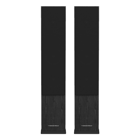 CERWIN VEGA LA SERIES HOME AUDIO 6.5" 3-WAY TOWER FLOOR SPEAKER BLACK 300W MAX PAIR