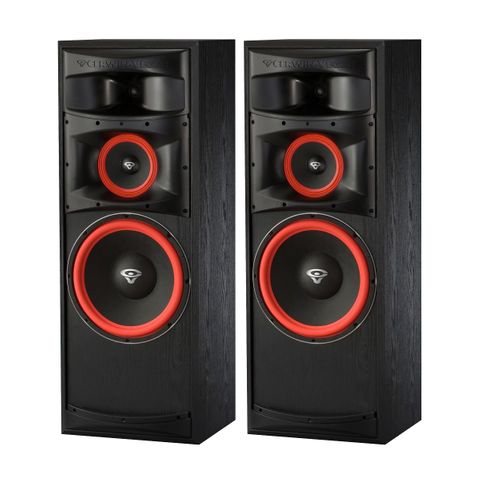 CERWIN VEGA XLS SERIES HOME AUDIO 12" 3-WAY FULL RANGE FLOOR SPEAKERS 300W MAX PAIR