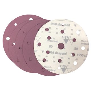 SIA 1950 SANDING DISC 150MM 15 HOLE 320G SPEED