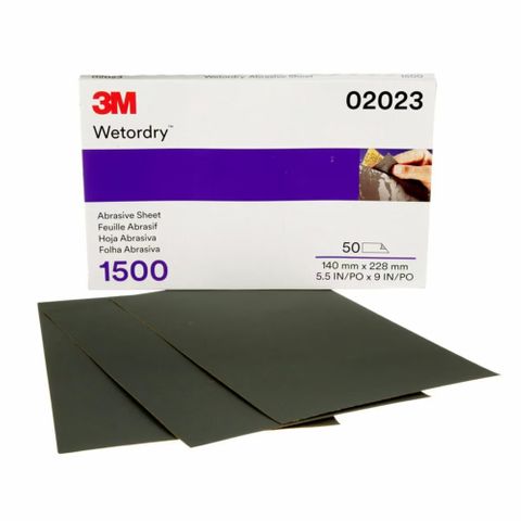 3M 401Q WETORDRY ABRASIVE SHEET 1500G