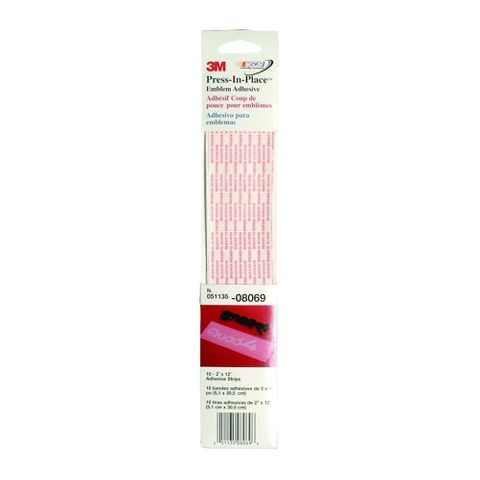 3M 8069 PRESS IN PLACE EMBLEM ADHESIVE STRIPS 50 X 300MM